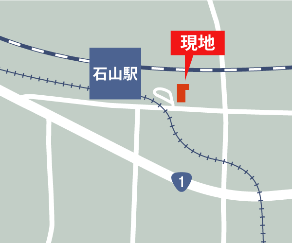 石山駅前近江鉄道ビル地図